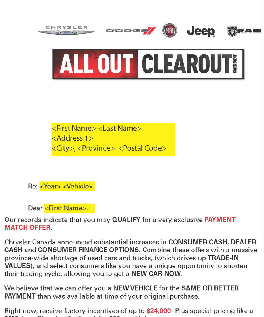 Mailchimp mailouts